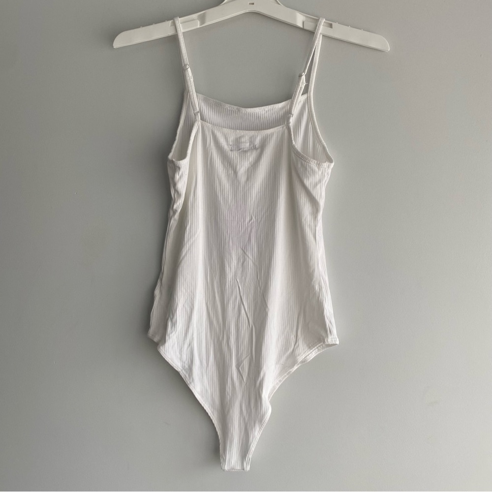 Women's Size Spaghetti Strap Bodysuit - Wild Fable White Size M - Picture 7 of 11